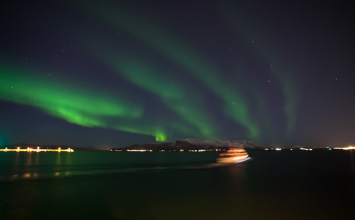 Northern Lights By Boat